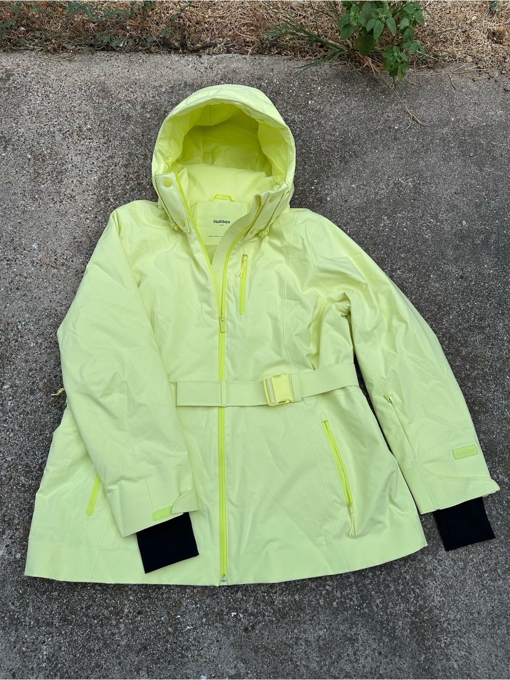 Halfdays Aston Ski & Snow Jacket - Chartreuse Yellow XL